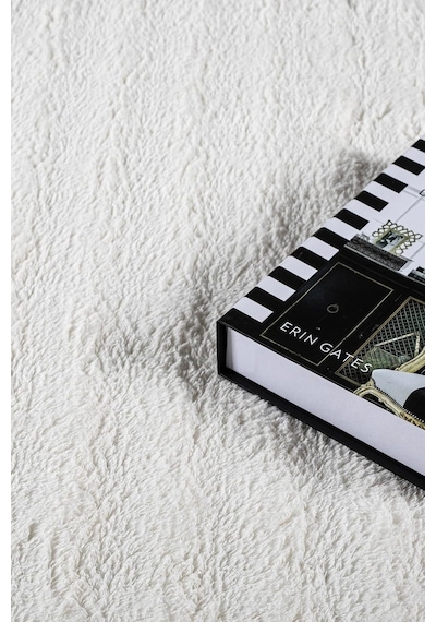 Tr Soft White Bubble Peluş Halı Modern, Yumuşak Doku, Makinede Yıkanabilir, Kaymaz Tabanlı, Ev Dekorasyonu İçi Diğer