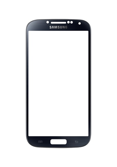 Samsung Uyumlu Galaxy S4 I9500 Ön Cam Dokunmatik Lensi - Siyah