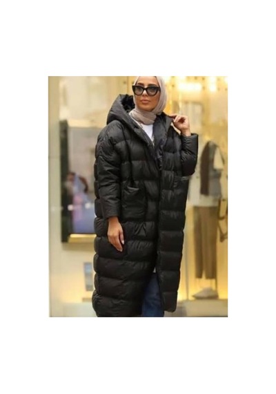 Çınar Boutique Yarasa Kol Bayan Mont Siyah siyah