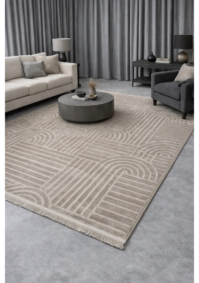 Hoom Rugs Grandy 4666 Gri Modern Halı Gri