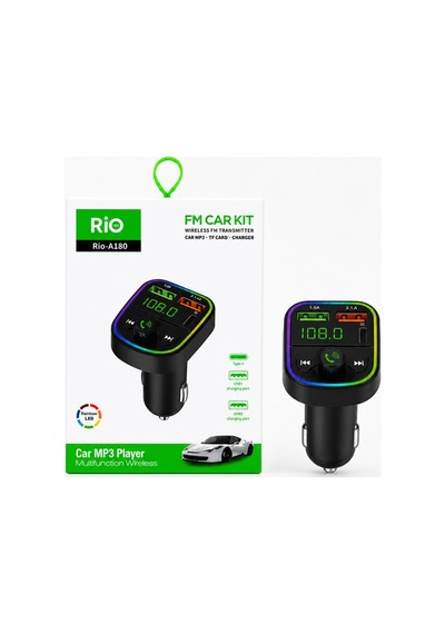 Kablosuz Araç Mp3 Çalar Fm Transmitter Type-c Ve 2 Usb Şarj Portlu