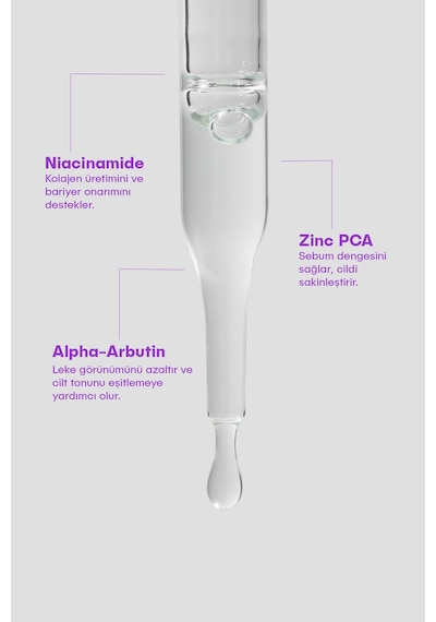 She Vec Hi Girls Bye Pores Akne ve Leke Karşıtı Bakım Serumu 30 ML