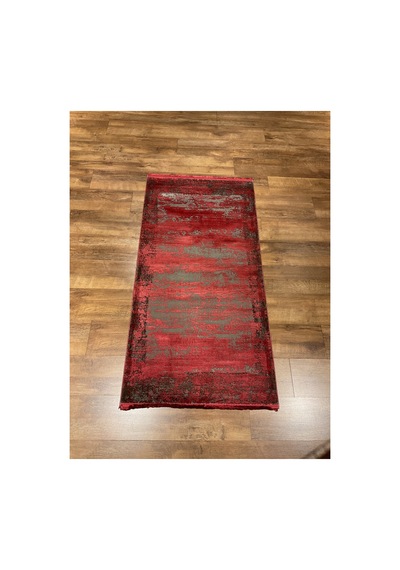 Palette Pa07c Bordo-antrasit Halı Çok Renkli