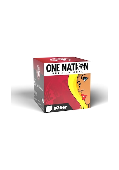 One Nation 26er Premium Nargile Kömürü 1 Kg