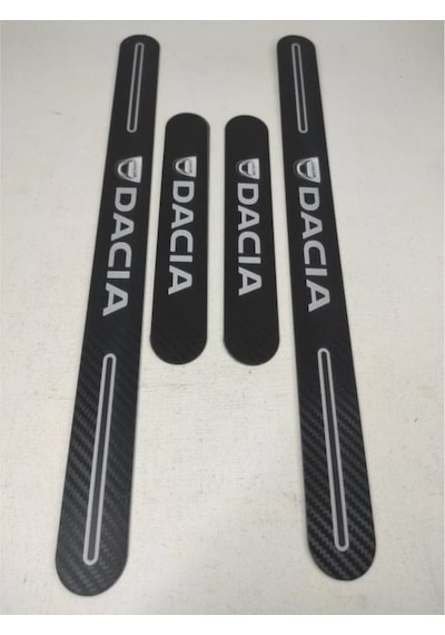 Dacia Sandero Uyumlu Carbon Kapı Eşiği + F1 Kulakçık (551019295)