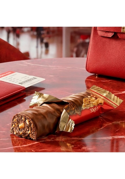 Juva Fındıklı, Kakaolu Ve Krep Kırıklı Sütlü Çikolata Bar, 30g
