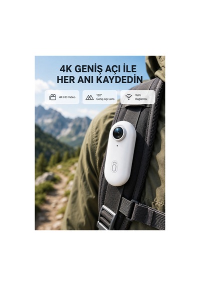 Tek Najma 4k Full Hd Spor Kamerası 360 Klips Ve Wifi Özellikli Yeni