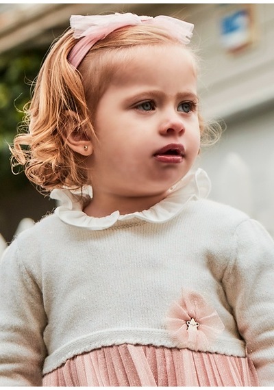 Mayoral Kız Bebek Elbise Pembe