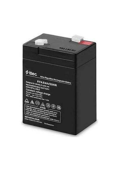 Ttec 6 Volt 4 Amper Bakımsız Kuru Akü