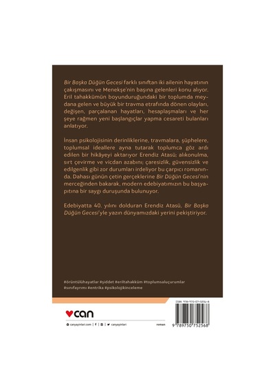 Bir Başka Düğün Gecesi - Erendiz Atasü - Can Yayınları