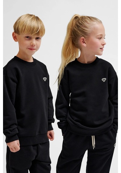 Hummel Loose Çocuk Sweatshirt SIYAH