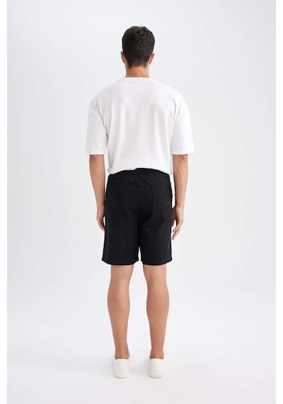 DeFacto Relax Fit Pamuklu Bermuda Şort D7917AX24SMBK81