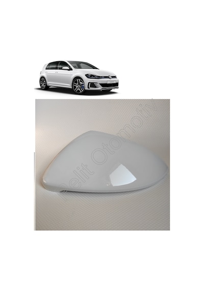 Golf 7 7,5 Sol Ayna Kapağı 5g0857537c / 5g0857537e Beyaz Boyalı