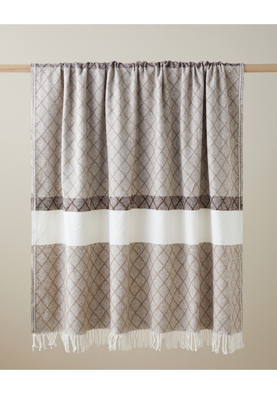 English Home Rumi Koltuk Şalı 130x170 Cm Kahve-bej Kahve-bej