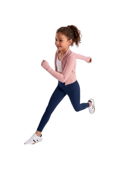 Erdem Kıds Kız Çocuk / Kadın Cepli Yüksek Bel, Günlük, Koşu, Yürüyüş, Yoga, Spor, Atletik, Egzersiz, Fitness Tayt Lacivert Lacivert
