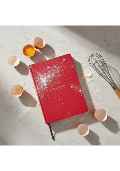 Lexroo Tarif Defteri A5 Boyutunda Sert Kapaklı 100+ Tariflik Recipe Journal, Ölçü Tablosu Çok Renkli