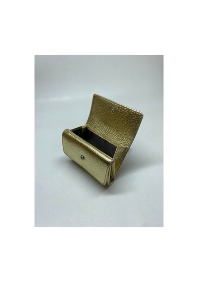 Shop Kadın Cüzdan Hakiki Deri Çok Bölmeli Fermuarlı Floter Deri Altın - 891852058 Altın