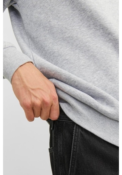 Jack & Jones Jjebradley Sweat Crew Noos Gri Melanj 12249341 001
