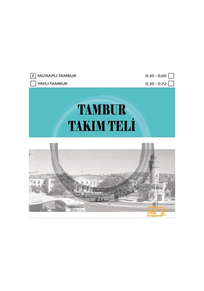 Tambur Teli Mızraplı Fosfor Bronz