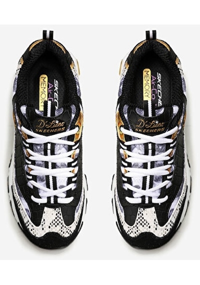 Skechers D'Lites - Runway Ready Kadın Siyah Sneakers 11918 Bwgd Siyah