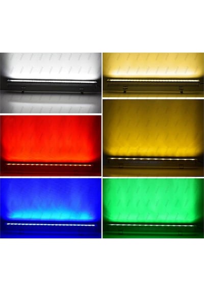 20 Cm Wallwasher Led Bina Dış Duvar Aydınlatma Boyama Amber Işık Gri