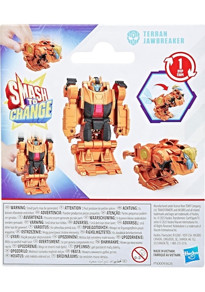 Transformers Earthpark Tek Adımda Dönüşen Figür Terran Jawbreaker Transformers