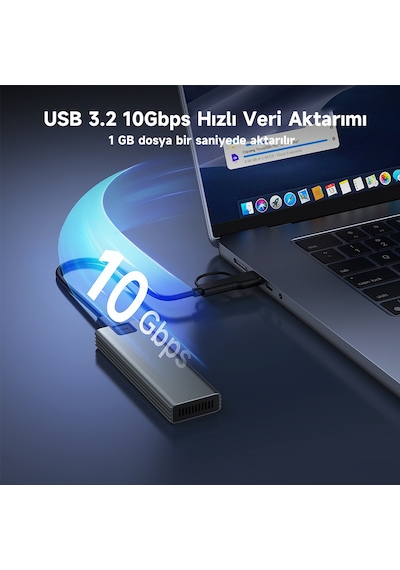 Frısby Fhc-m2315 Type-c Usb 3.1 Pcıe Nvme M2 Alüminyum Harddisk Kutusu-218109
