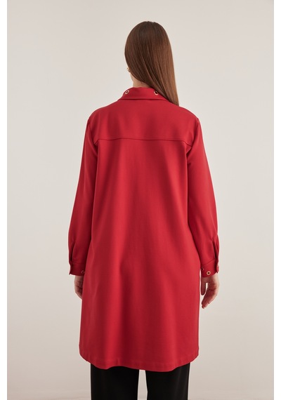 Aker 24aw18667112 Büyük Beden Kap 24aw18667112 018 Bordo Bordo