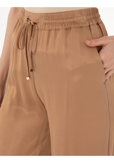 Pierre Cardin Kadın Kahverengi Pantolon Kanvas-chino 50301237-vr029 Kahverengi