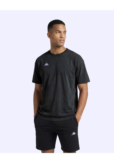 Kappa Jona Tshirt Erkek Siyah Oversize Tişört