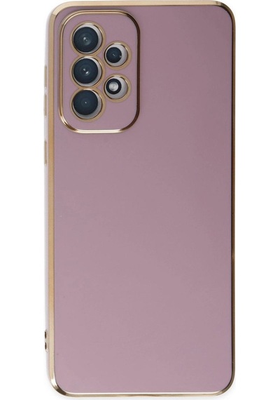 Samsung Samsung Uyumlu Galaxy A73 5g Kılıf Volet Silikon - Mor
