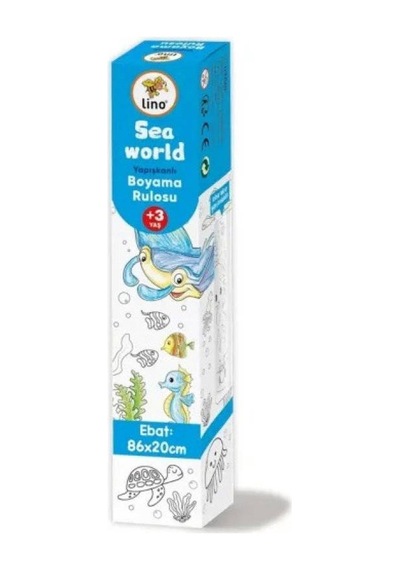 Lino Yapışkanlı Boyama Rulosu Sea World