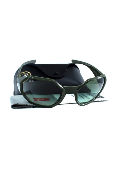 Ray-ban 4337 6489/8e 59-21 Erkek/kadın Güneş Gözlüğü Yeşil