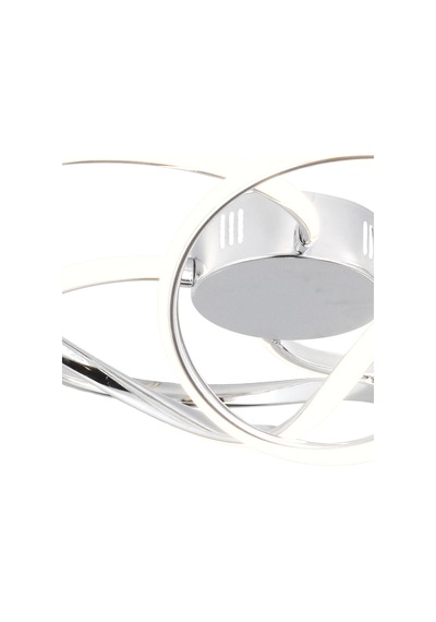 Pl 08 4 Model Krom 3 Renkli Salon Ve Oturma Odası İçin İdeal Alüminyum Avize, 50x25 Krom