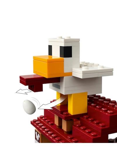 LEGO® Minecraft® Hortlak Balon Köy Saldırısı 21273 - 10 Yaş ve Üzeri Çocuklar için Yaratıcı Oyuncak Yapım Seti (555 Parça)