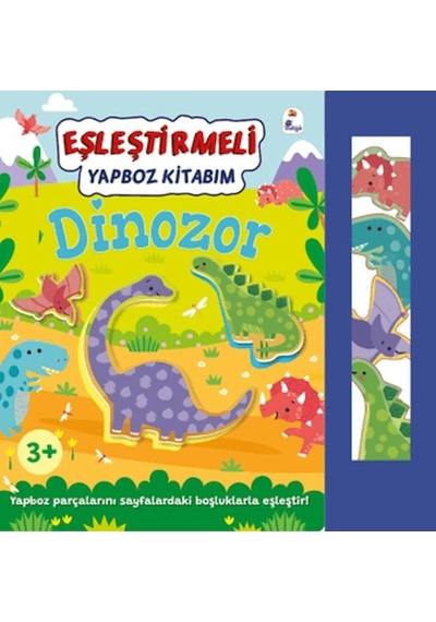 Eşleştirmeli Yap-boz Kitabım: Dinozor - Msbu-730940