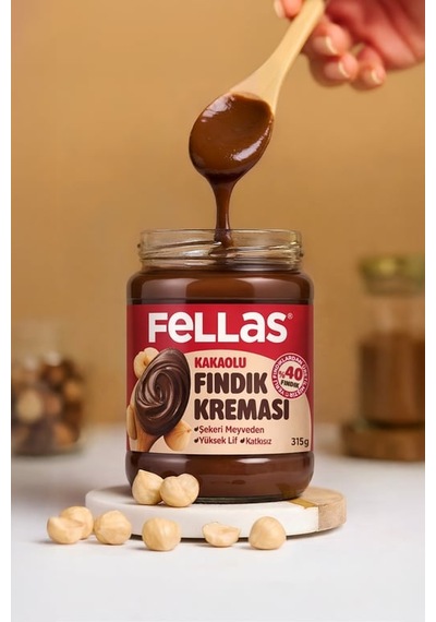 Fellas Kakaolu Fındık Kreması 315g 5'li Paket