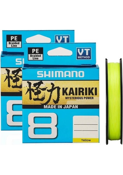 Shimano Kairiki 8 300m İp Misina 0,190mm 12kg Sarı