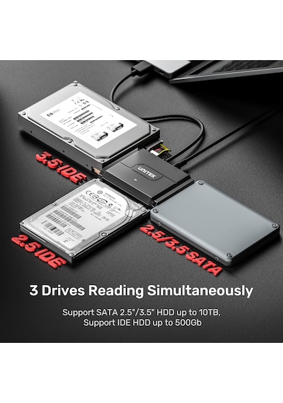 Unıtek Usb3.0 To Ide + Sata Iı Dönüştürücü Y-3324-eu