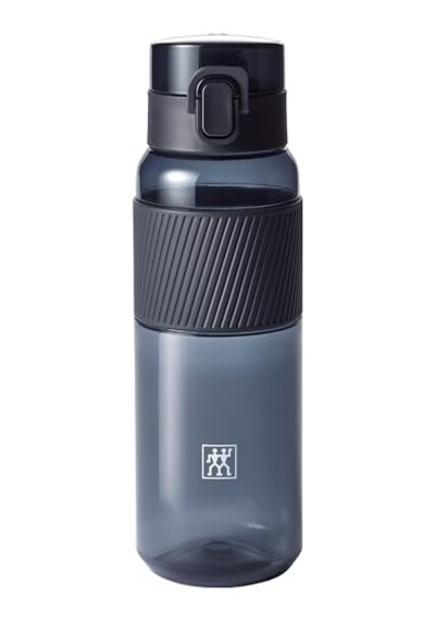 Zwıllıng İçecek Şişesi, Bpa İçermez, Fitness, Boş Zaman Ve Ofis İçin Su Şişesi, Tritan, Siyah, 680 Ml 0