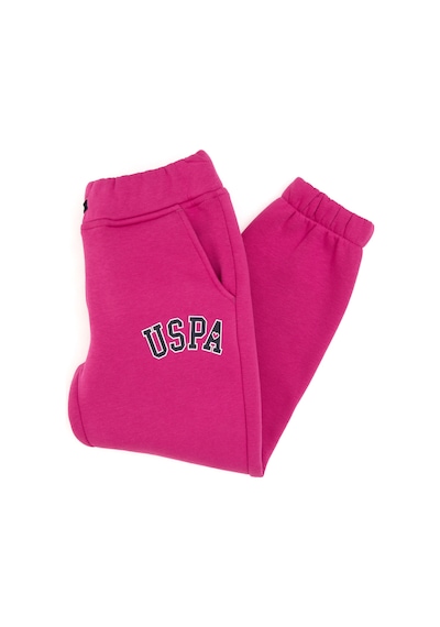 U.S. Polo Assn. Kız Çocuk Pembe Şardonlu Jogger Eşofman Altı 50317893-VR041