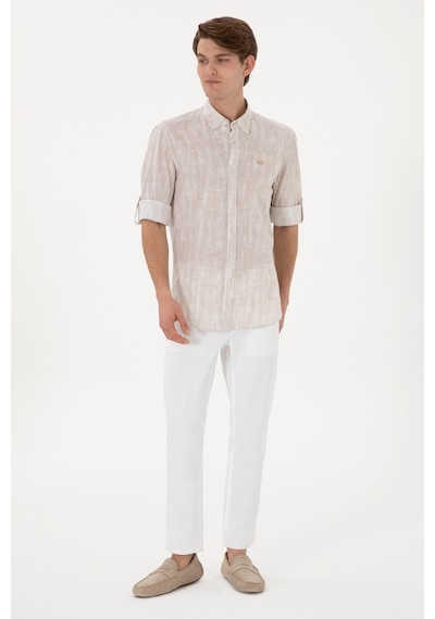 U.s. Polo Assn. Erkek Beyaz Pantolon Kanvas-chino 50299165-vr013 Beyaz