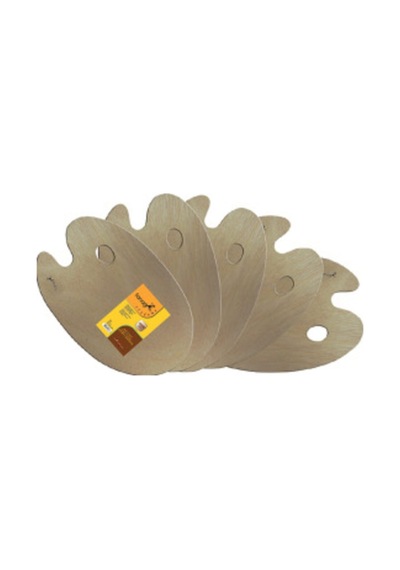 Fanart Academy Mdf Oval Palet 30X40 CM