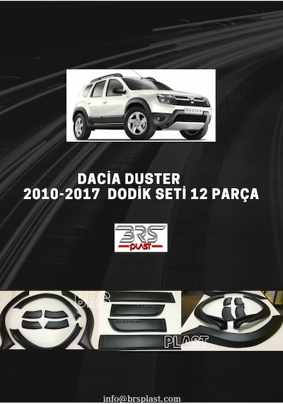 Dacia Duster Uyumlu 2010-2017 Abs Düz Dodik Seti 12 Parça