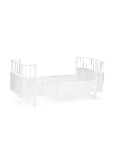 Tommybaby Bella Büyüyen Beşik Karyola 80x130 Beşik Normal Model Beyaz