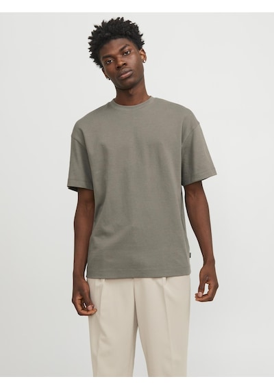 Jack & Jones Erkek Loose Fit Kisa Kollu Tisört - Urban - 12254412 Bungee Cord Çok Renkli