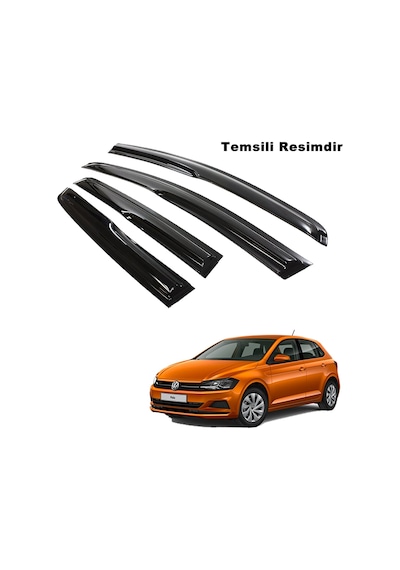 Vw Polo Mügen Cam Rüzgarlığı 2018 Sonrası 4 Lü Takım N11.12974