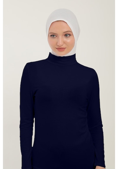 Sonbaharmoda Kadın Uzun Kollu Yarım Balıkçı Yakalı Penye Likralı Body - Lacivert Lacivert Sonbaharmoda Kadın Uzun Kollu Yarım Balıkçı Yakalı Penye Likralı Body - Lacivert Lacivert