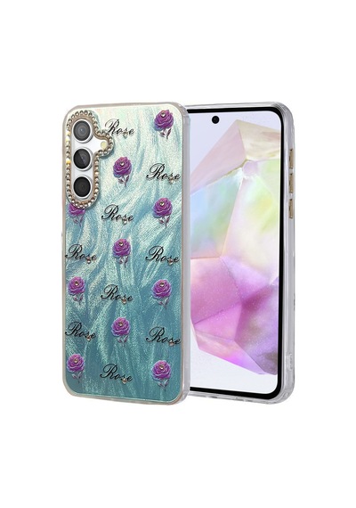 Newface - 179 -  Galaxy Uyumlu A35 5g Kılıf Blade Aynalı Desenli Kapak - - Metemıx - Desen 9