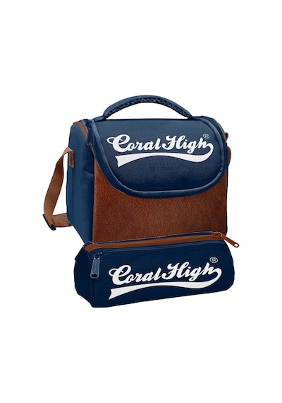 Coral High Beslenme Çantası Ve Üç Gözlü Kalemlik Seti - Lacivert Kahverengi Desenli Erkek Çocuk 37136 Lacivert - Kahverengi Coral High Beslenme Çantası Ve Üç Gözlü Kalemlik Seti - Lacivert Kahverengi Desenli Erkek Çocuk 37136 Lacivert - Kahverengi